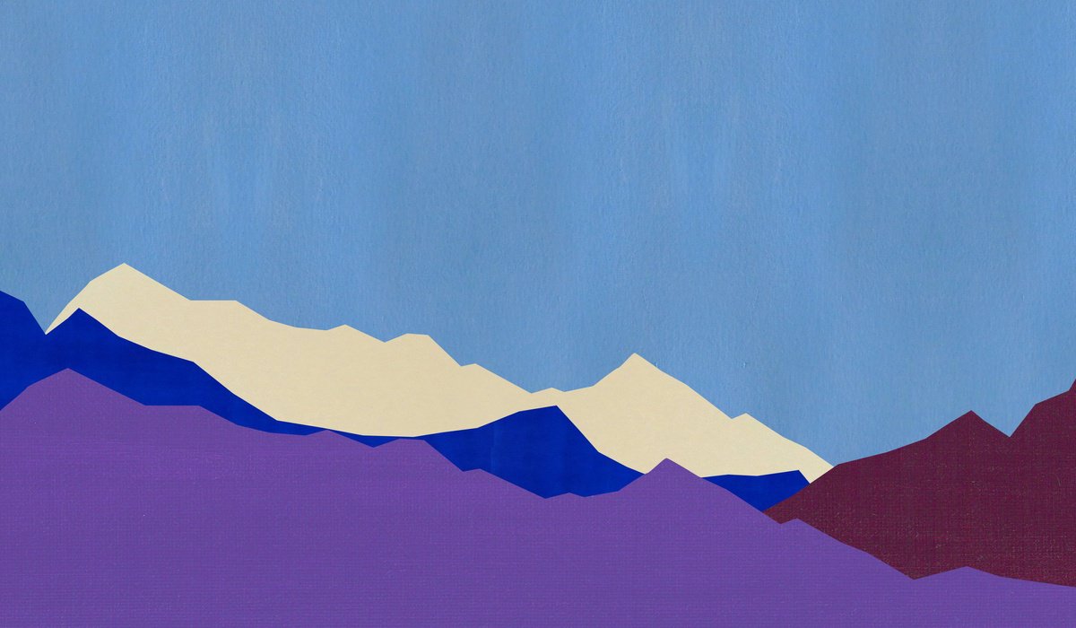  Silent Ridges #56 By Marina Krylova, 47 X 28, Artwork For Sale On Artfinder