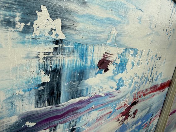 Silence between the waves. Diptych