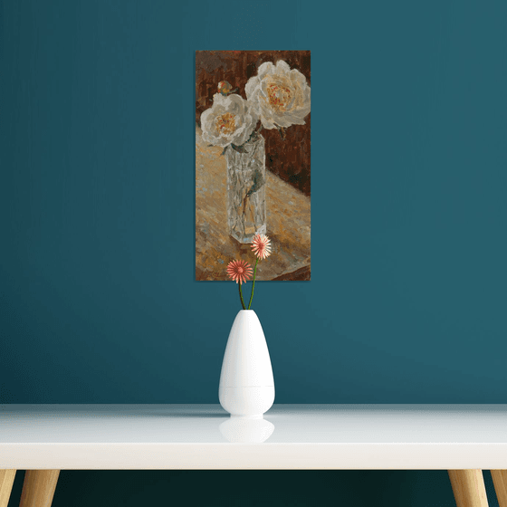 Peonies In The Glass
