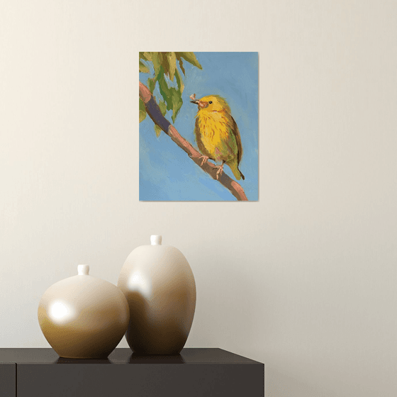 Yellow bird.