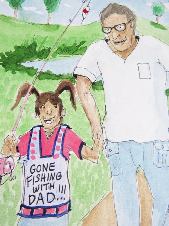 Gone Fishing with Dad!