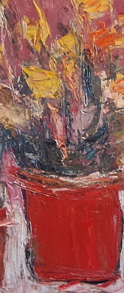 Daffodils and crocus bulbs by Deborah Donnelly