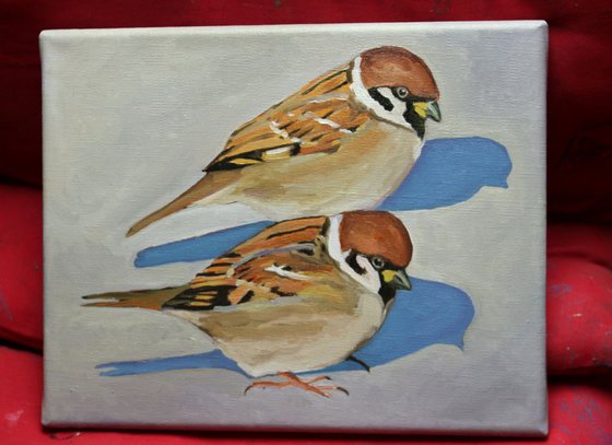 Two Sparrows