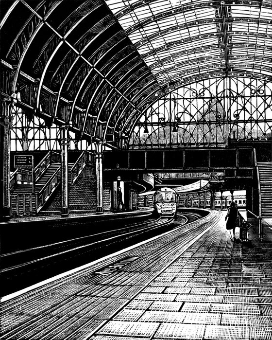 [framed] Paddington Station: Platform 8