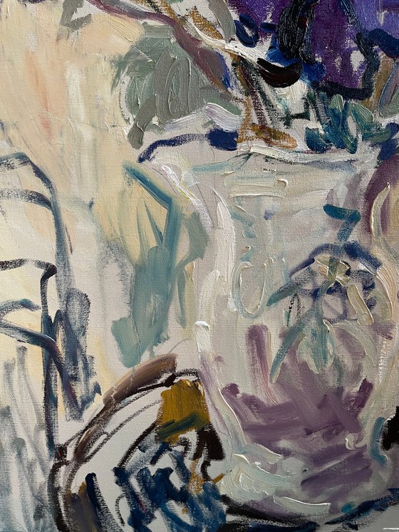 Still life with anemones
