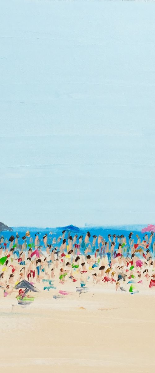 Beach Life - A Crowded Afternoon by Emma Bell