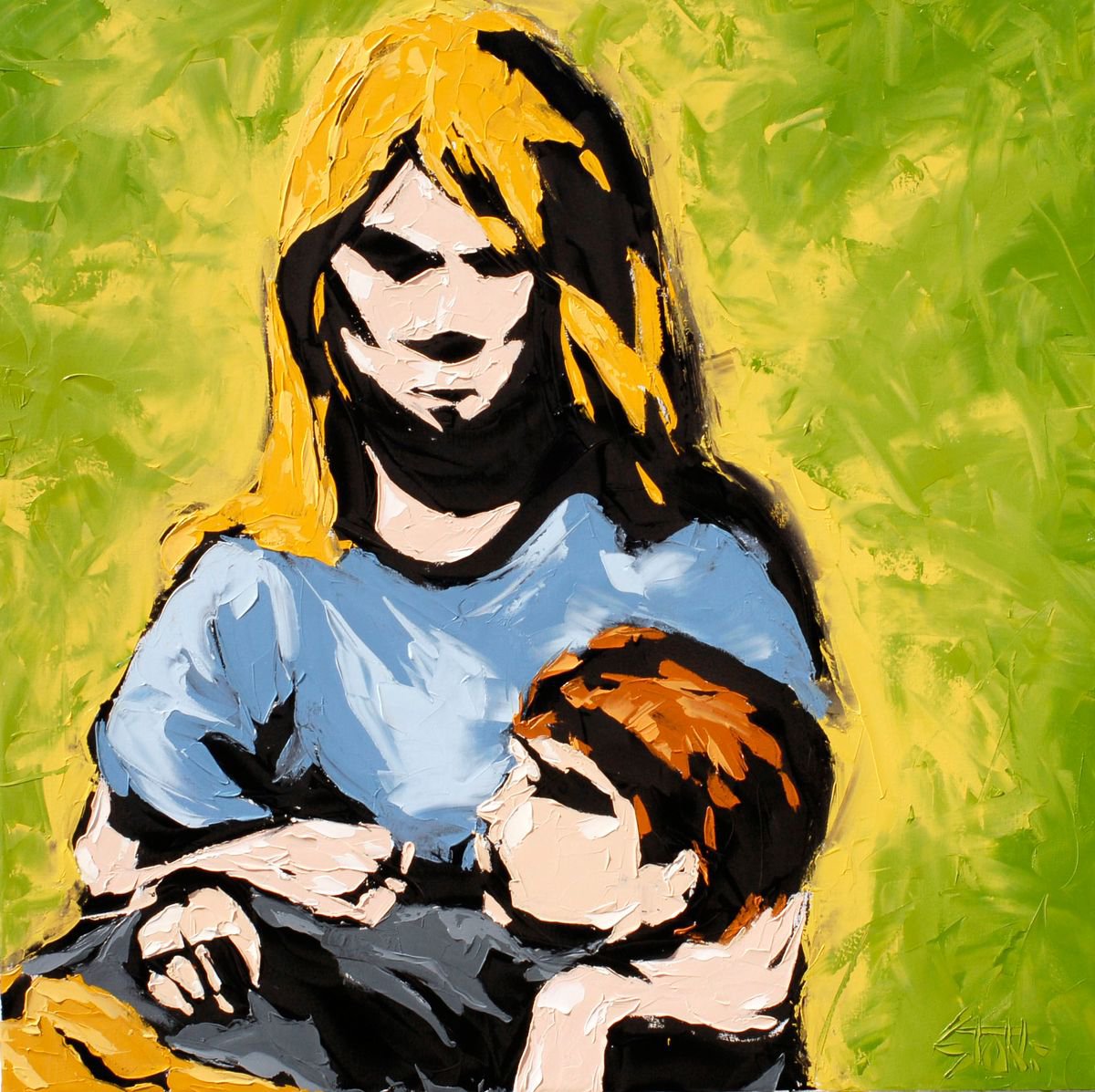 Siblings 1 By Bill Stone, 48 X 48, Artwork For Sale On Artfinder