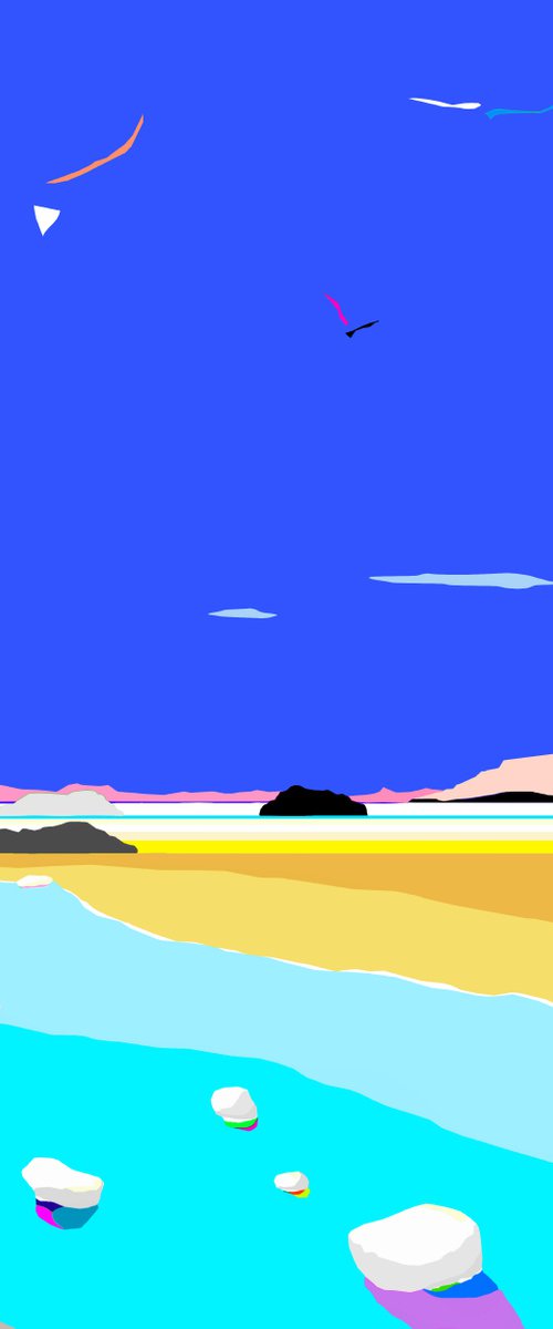 The River Beach by Alejos