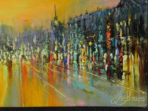 "City lights" Contemporary home decor