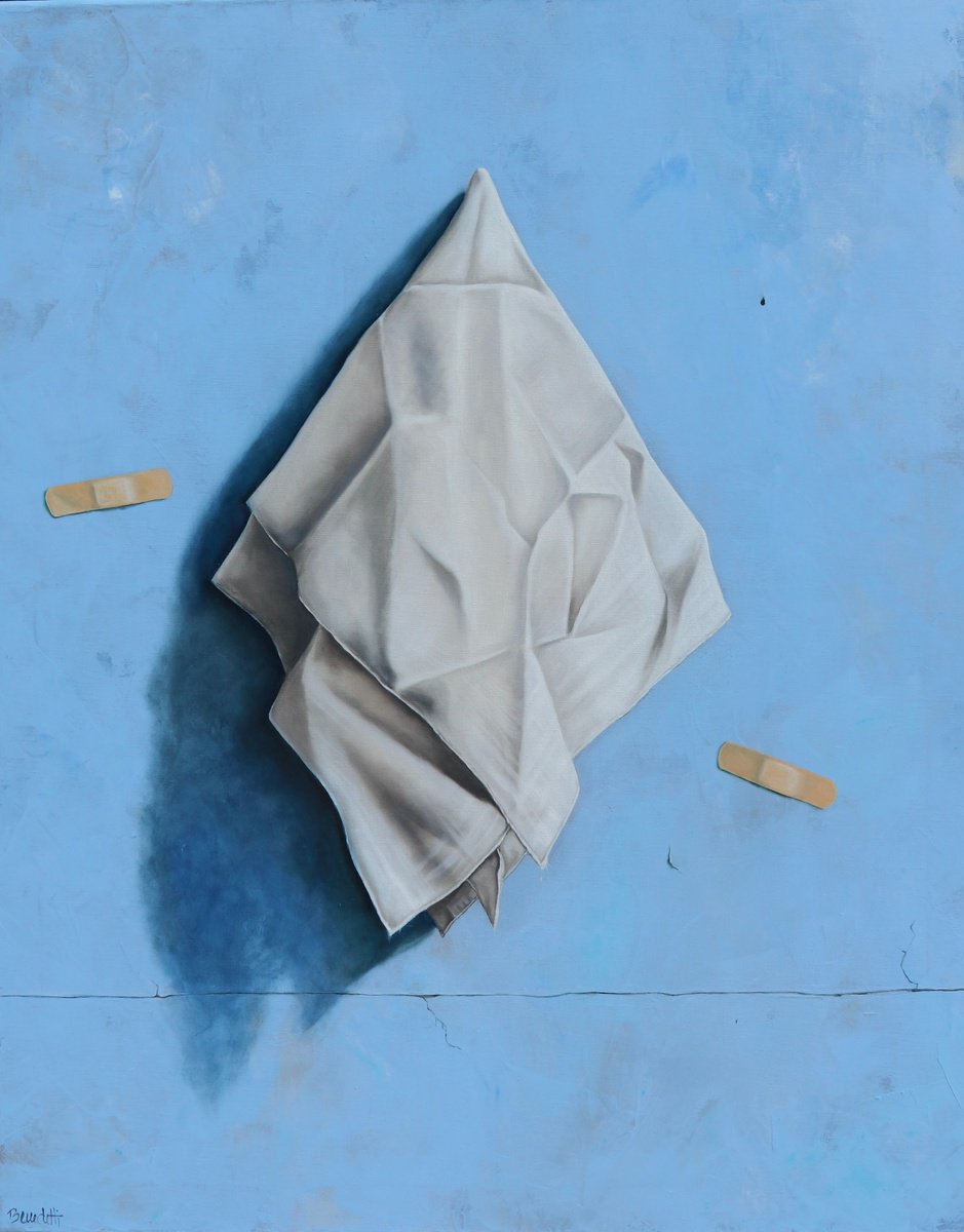 Surrealistic Oil Painting , Hanging Sadness By Diana Benedetti, 24 X 30, Artwork For Sale On Artfinder