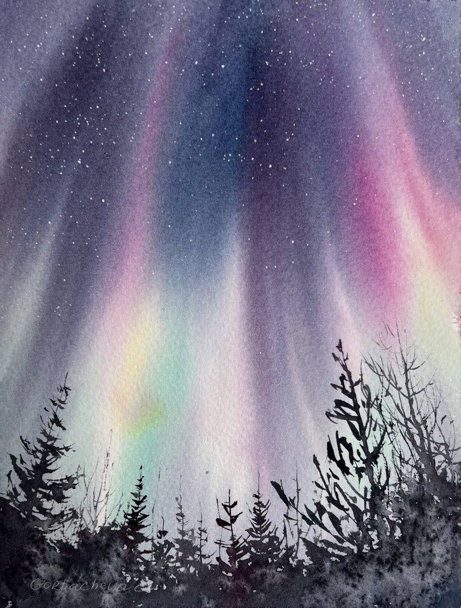 Northern lights #5 by Eugenia Gorbacheva