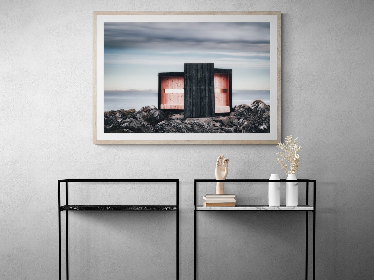 Impressionistic Landscape Photograph By Karim Carella, 35 X 25", Troms Og Finnmark #10 (Studio 2), Original Artwork