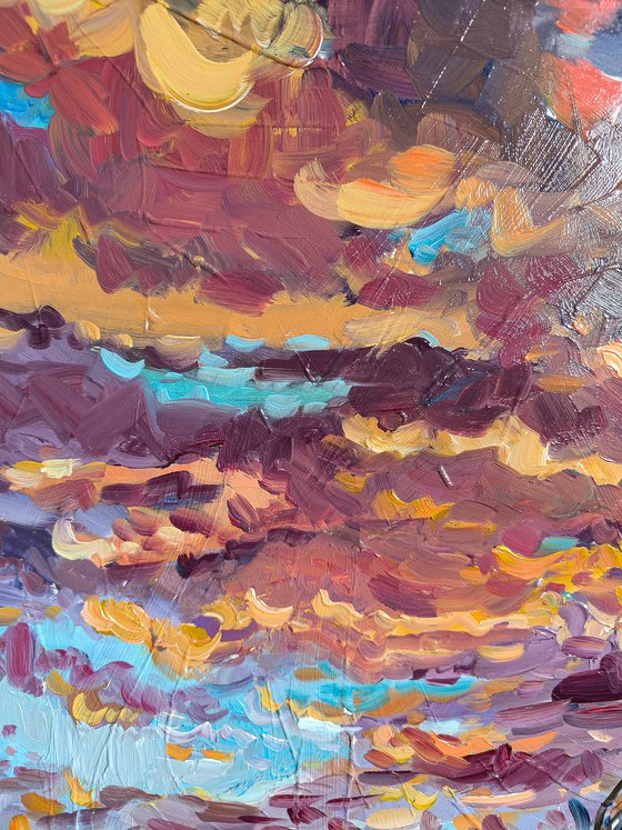 STORMY SKY OVER FAVORITE ROAD