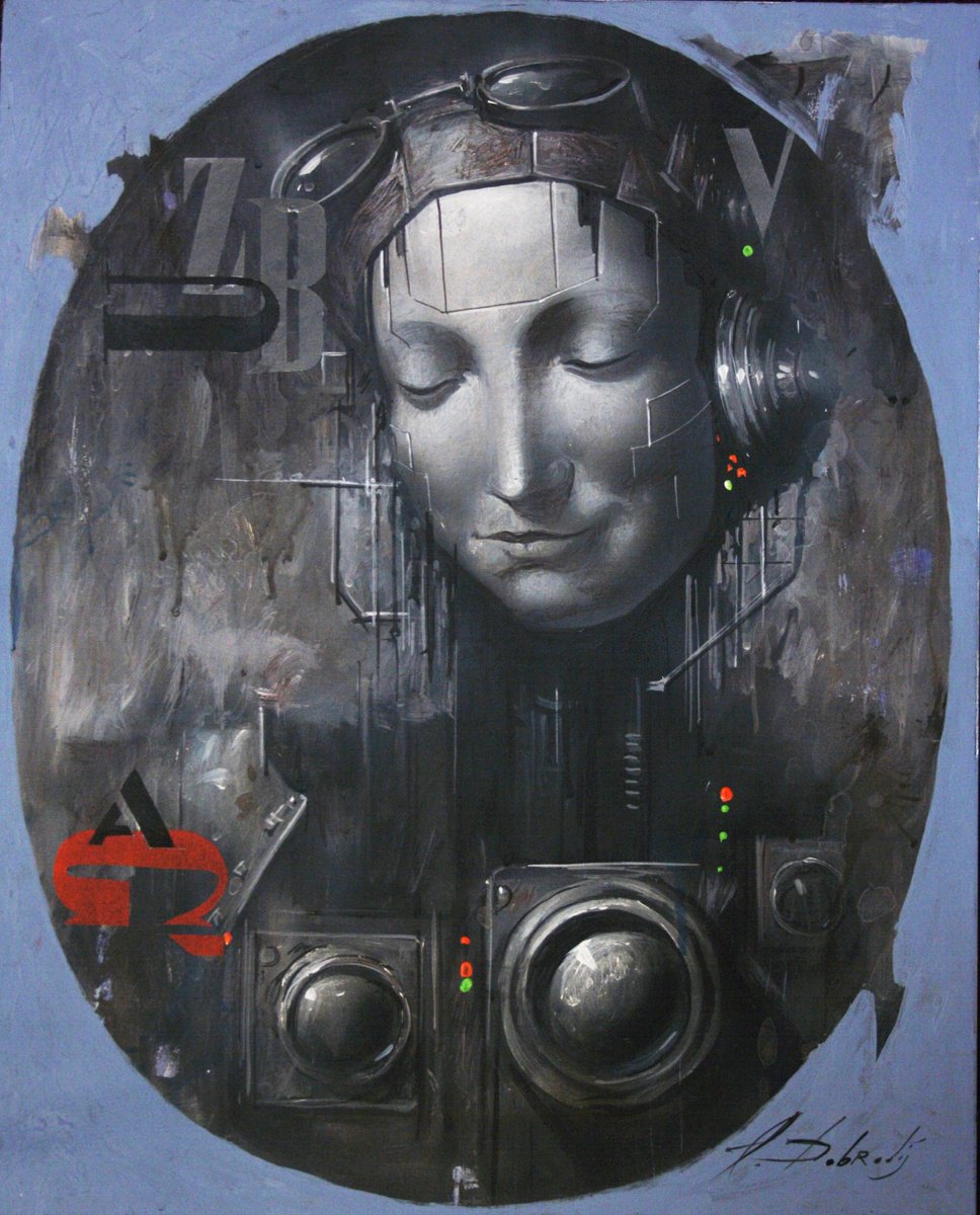 Surrealistic Acrylic Painting , ?????????? Rs6. By Alexandr Dobrodiy, 14 X 18, Artwork For Sale On Artfinder