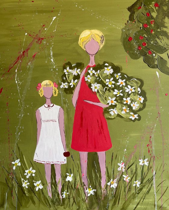 Sisters Original Painting