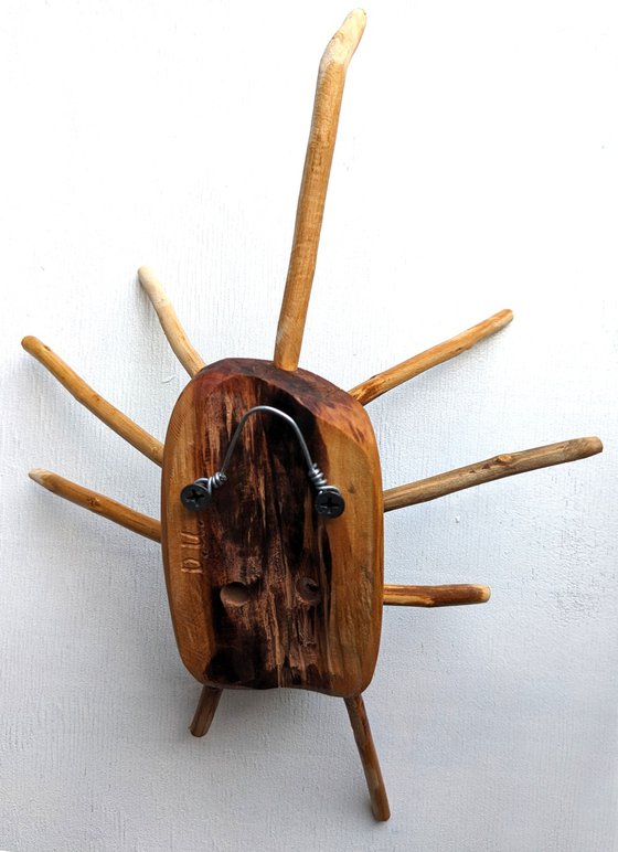 Small wooden mask