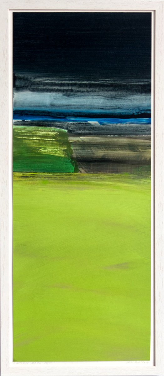Nordic Dark Sky By Katrin Roth, 10 X 25, Artwork For Sale On Artfinder