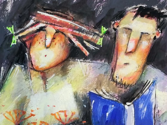 Jumbo Coffee and Two Croissants