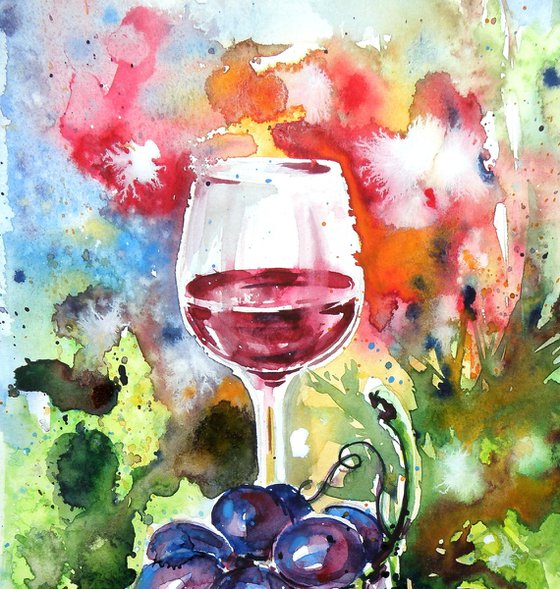 Wine and fruits II