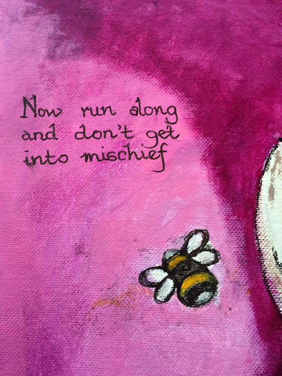 ...and bee ran off