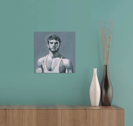 Before the Breath - Male portrait