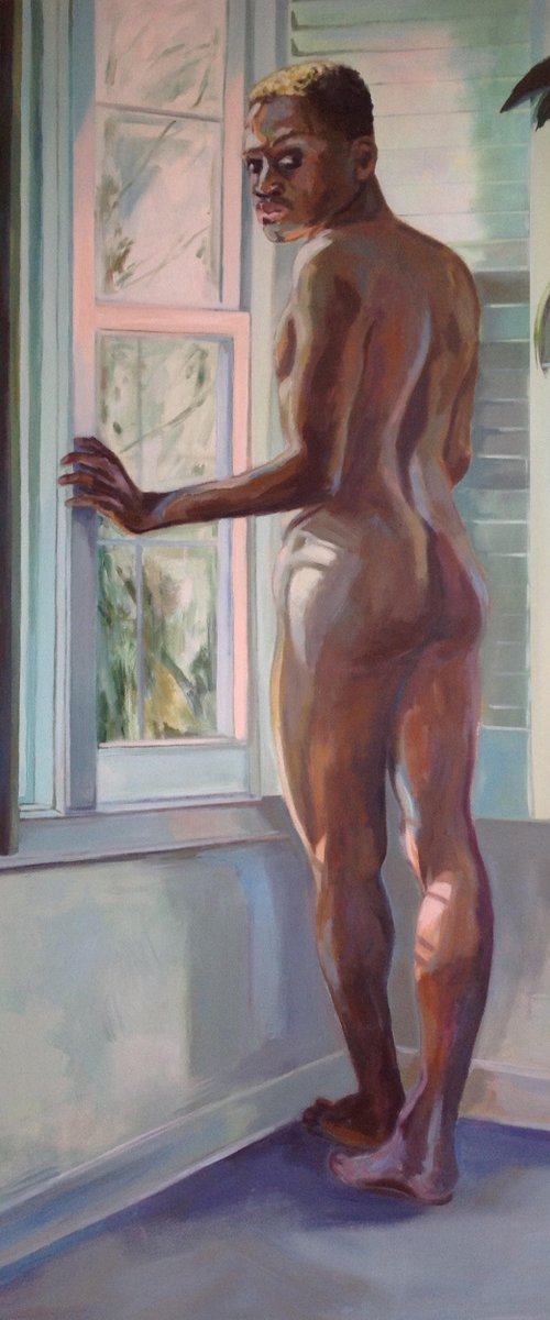 Man at Window by Anyck Alvarez Kerloch