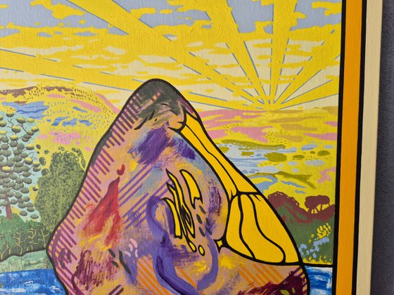 Monet's Haystacks, Updated