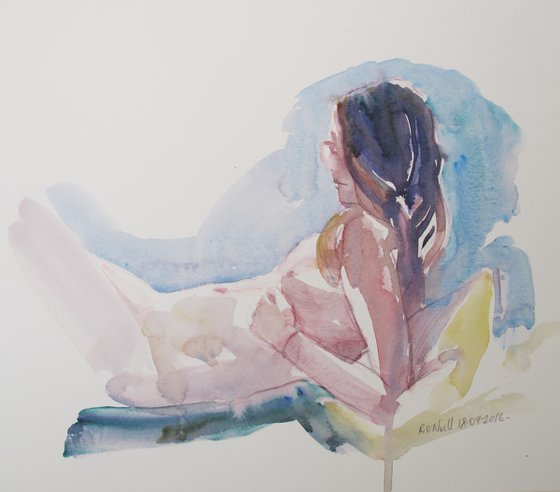 reclining female nude