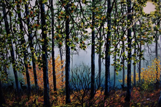 Deep In The Forest  61cm x 92cm