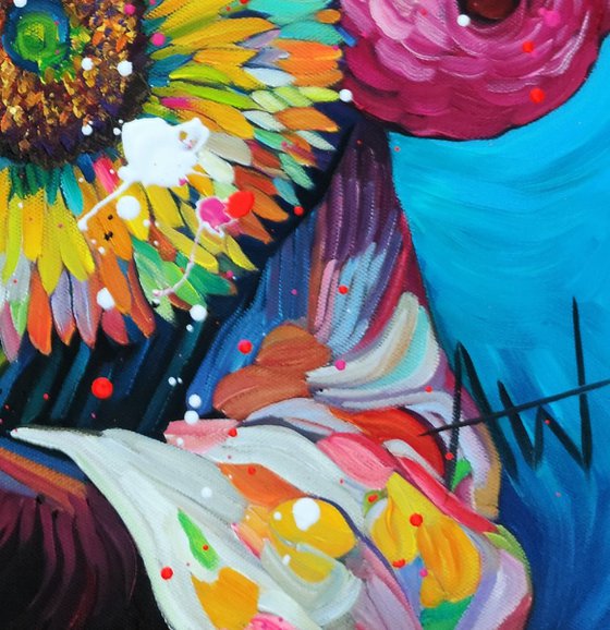 Flower Girl – Floral Portrait