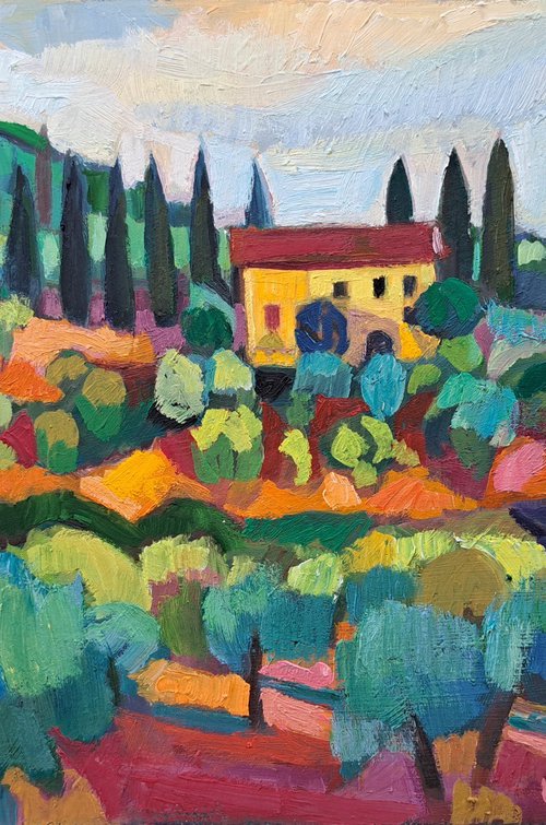 Among the Cypress Trees by Maja Đokić Mihajlović