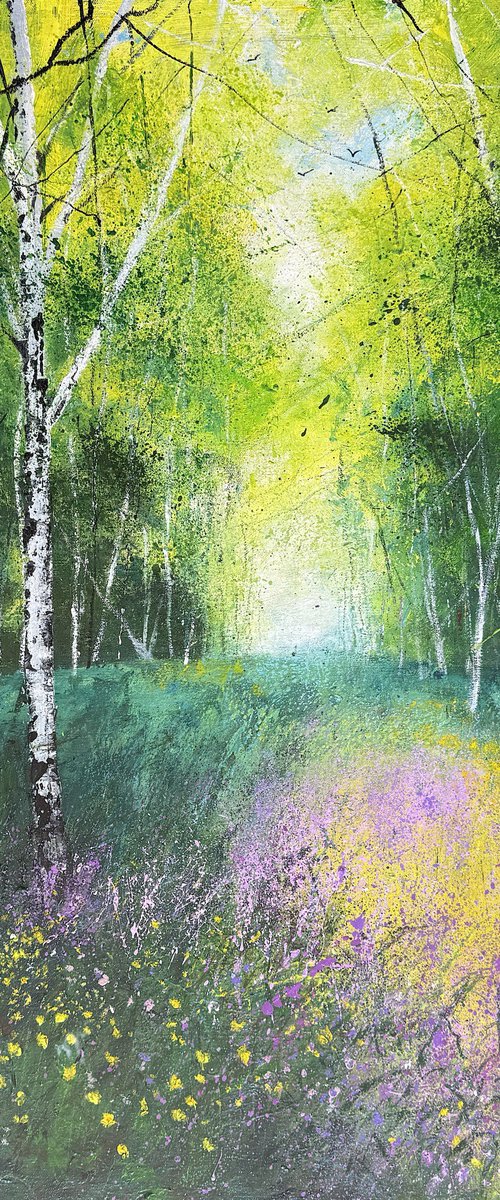 Birchwood Milkmaids Buttercups by Teresa Tanner