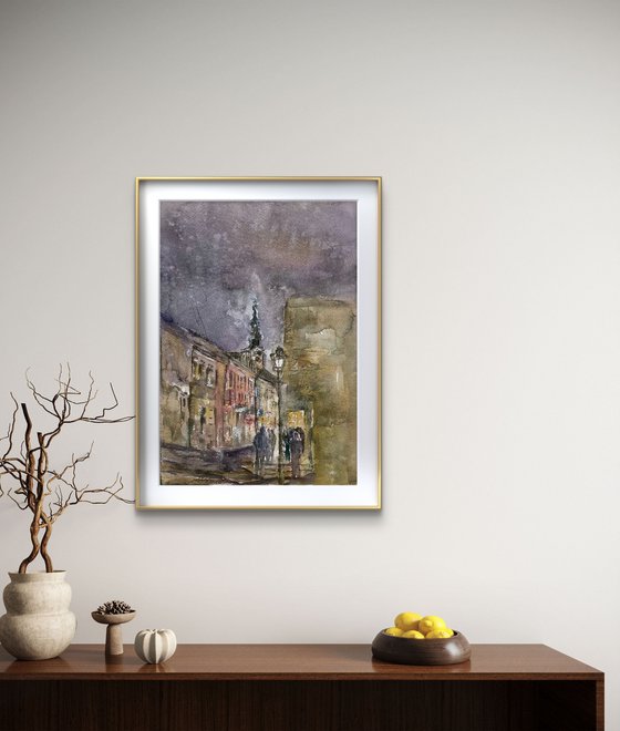 Silence under the starry blessing