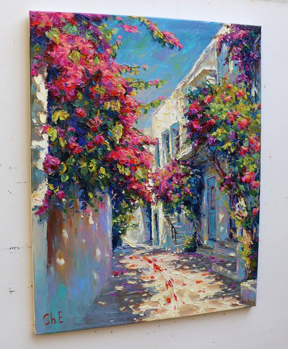 "Courtyard  in  Flowers"