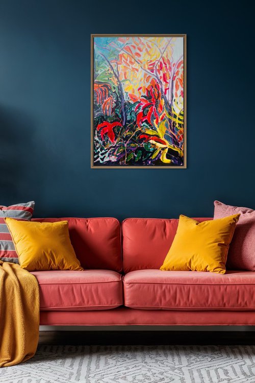 Autumnal Song - Pink by Alice Gavin Atashkar
