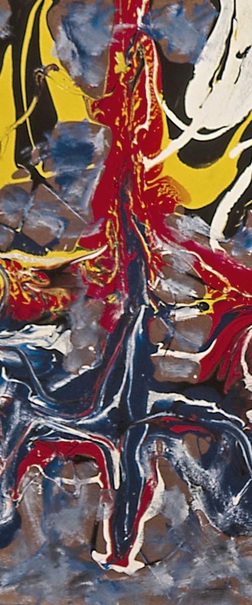abstract-painting by Heinz Theuerkauf