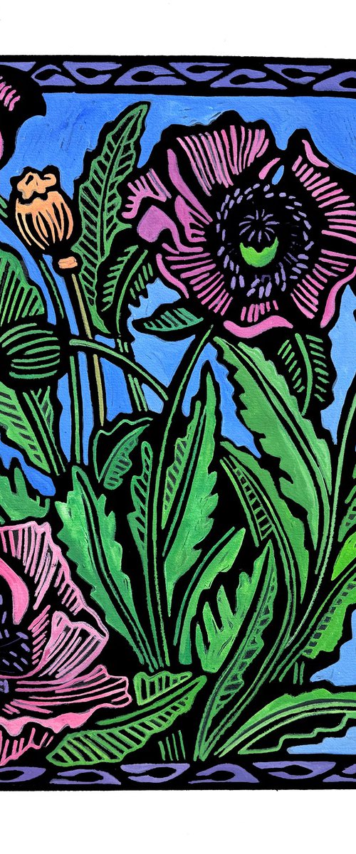 Pink Poppies by Laurel Macdonald