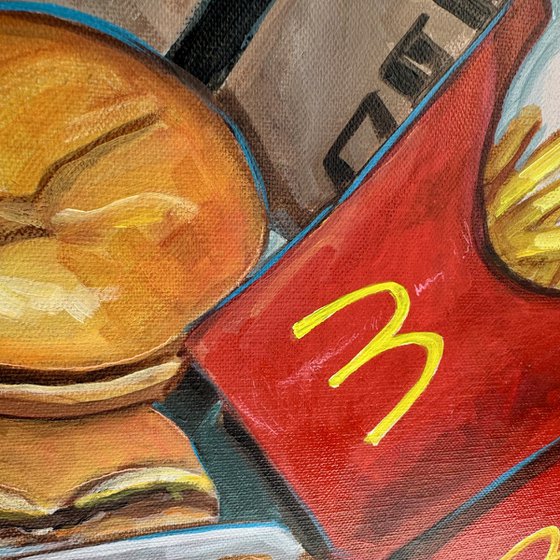 McDonalds Fries and Burgers