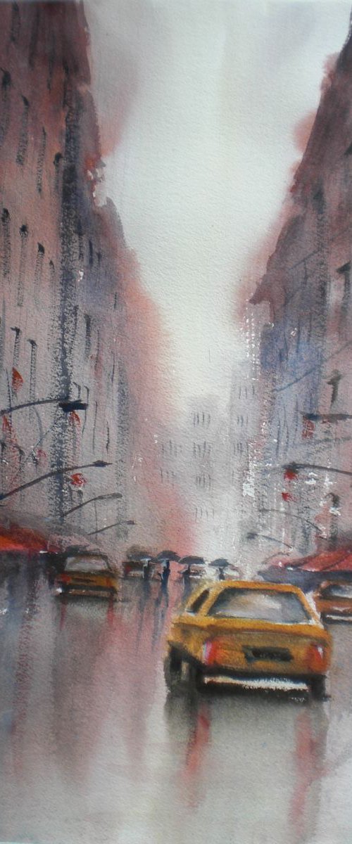 rainy day in NYC by Giorgio Gosti