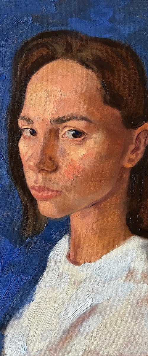 Portrait of Mila by Elina Arbidane