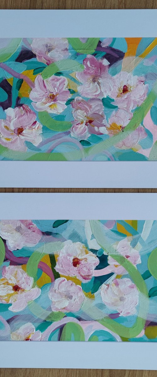 ON PARADE diptych by Chrissy Guest