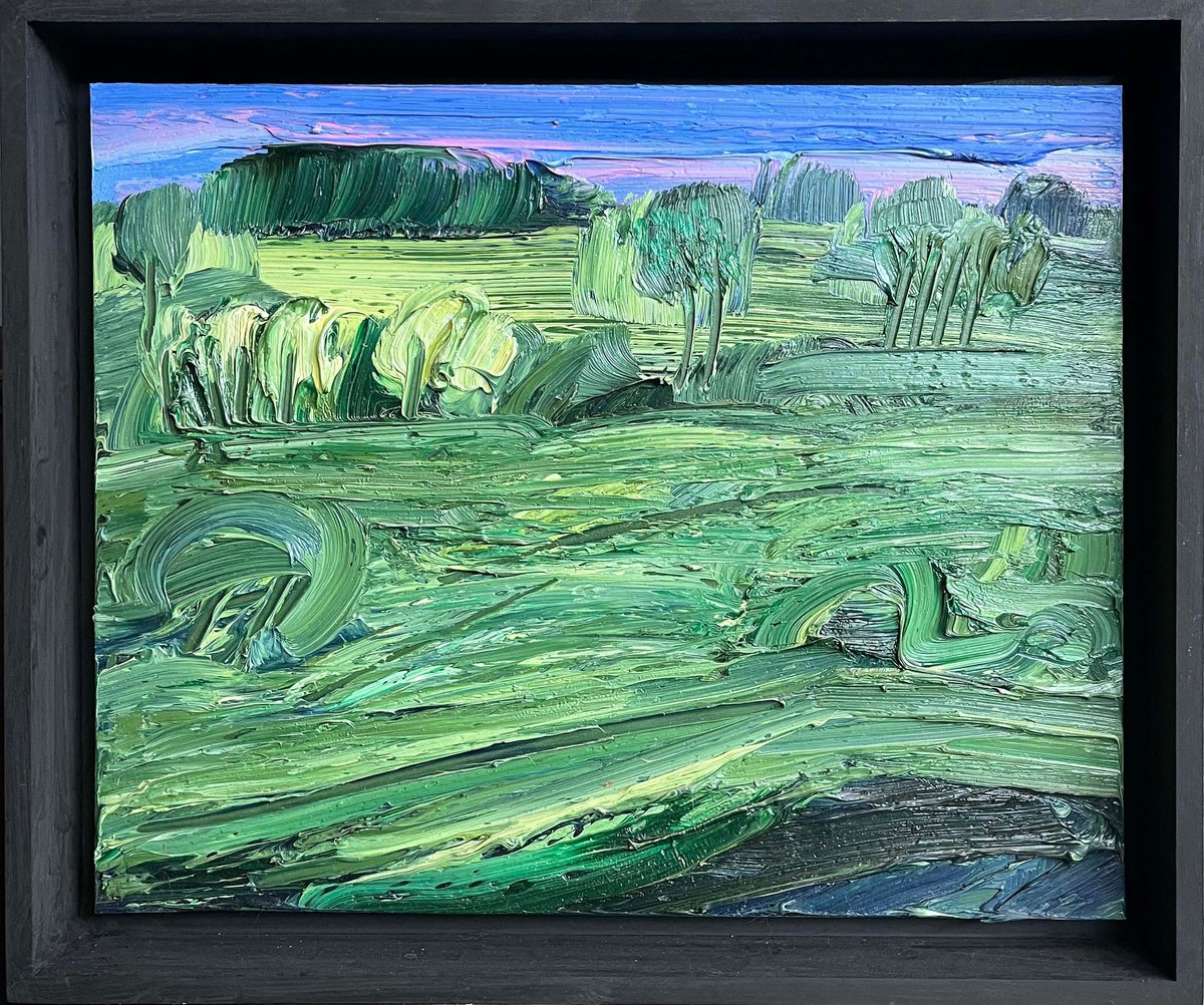 Small Landscape By Gastone Cecconello, 24 X 20, Artwork For Sale On Artfinder