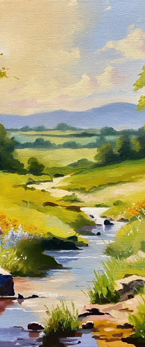 Summer landscape by Elvira Sultanova