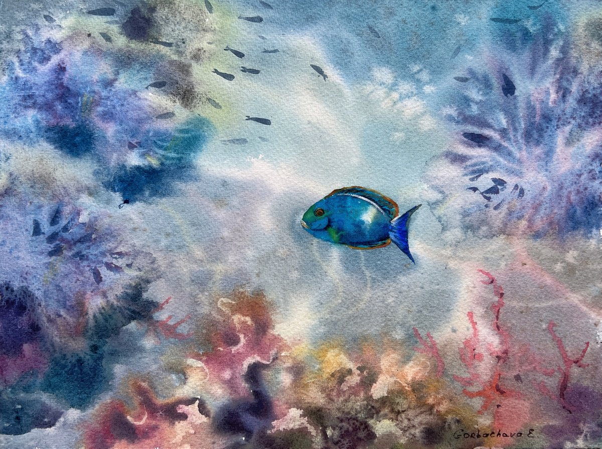 Undersea world #7 by Eugenia Gorbacheva