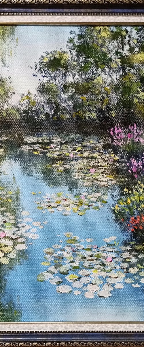 Pond in Giverny by Oleh Rak