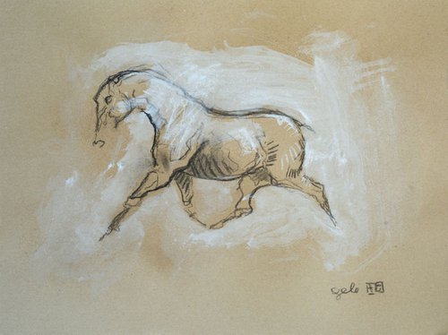 Equine Nude 71t by Benedicte Gele