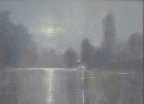 Moonlight on the Ouse by Malcolm Ludvigsen