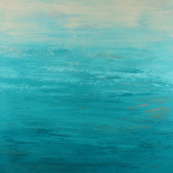 Teal Beach - Abstract Seascape