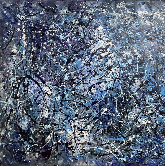 Abstraction in Blue and White