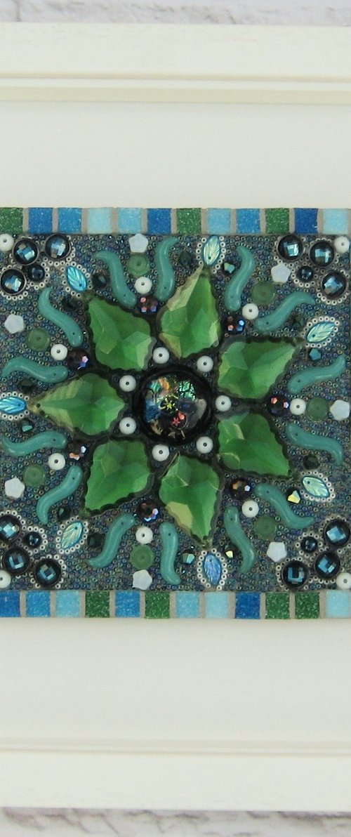 Flower mosaic by Alison Nash